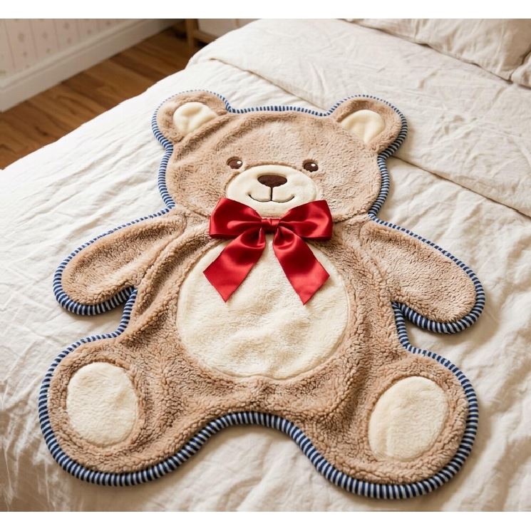 Animal Shape Flannel Blanket