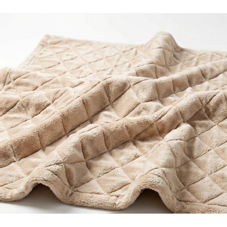 Diamond Embossed Flannel Blanket