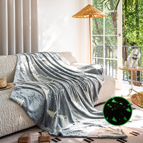 Glow in The Dark Flannel Blanket