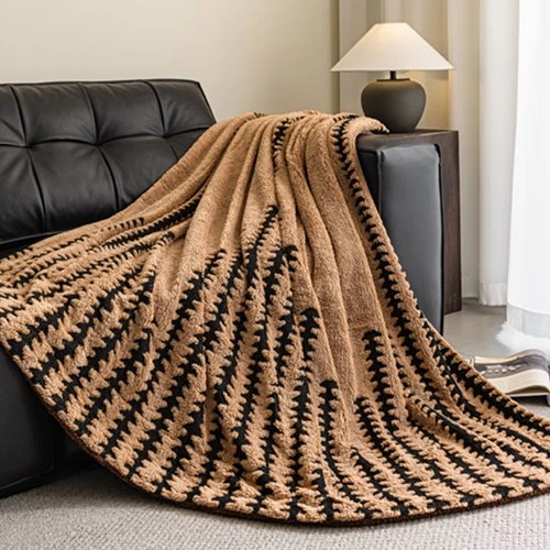Jacquard Sherpa Blanket