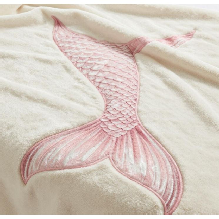 Mermaid Tail Flannel Blanket