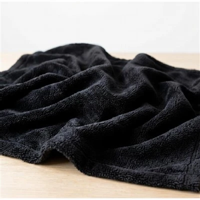 Black Flannel Blanket